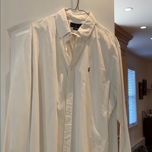 Polo Ralph Lauren white on white stripe